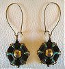 Brincos Tila e Twin beads