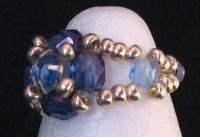 Anel em kit Lolita Strass azul