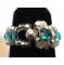 Anel em kit Lolita Strass Blue Turquoise