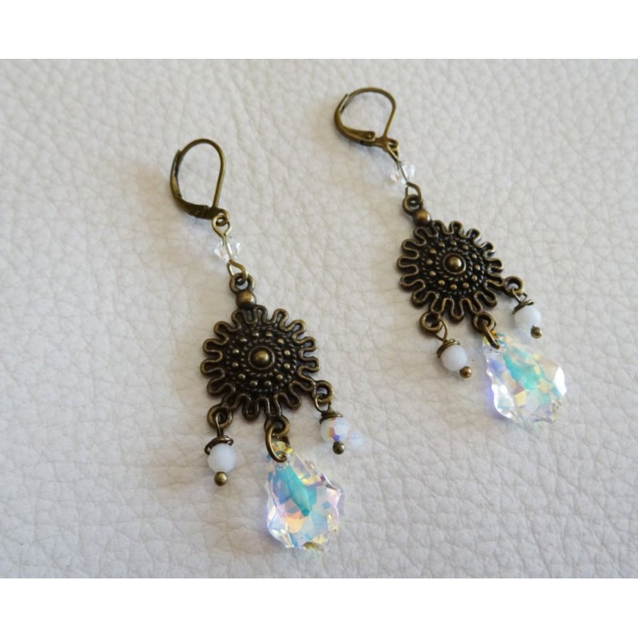 Brincos de Cristal Swarovski Boémio