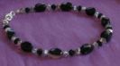 Pulseira Agates Preto &amp; Cristal Swarovski 