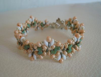 Pulseira de Pêssego Zebra 