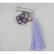 Broche Andros Purple Pompon Brooch