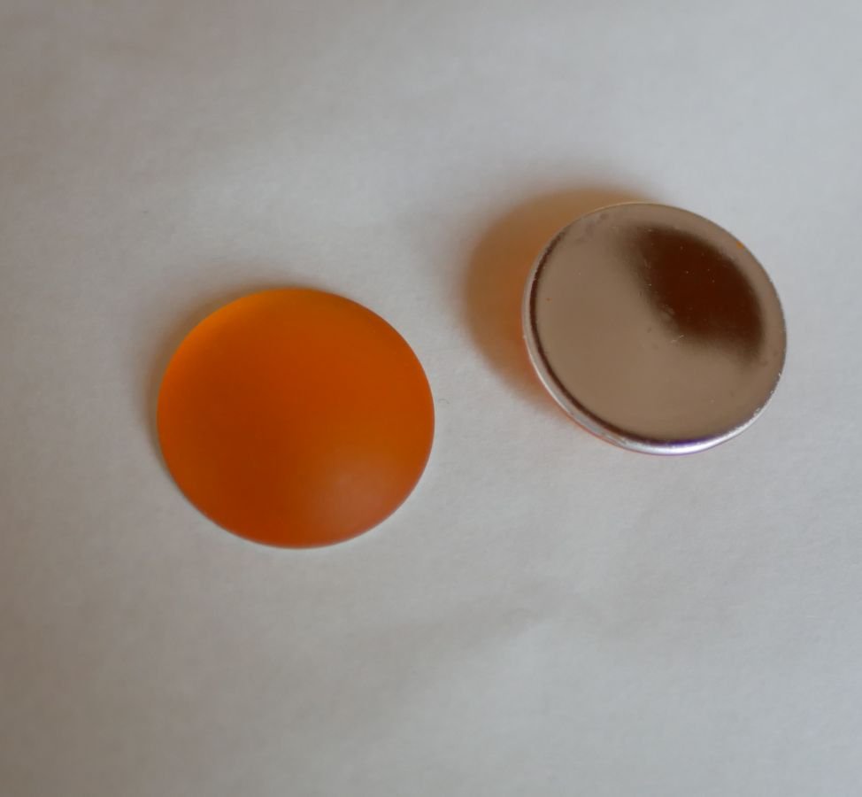 Cabochon Luna Topázio macio de 24mm de diâmetro