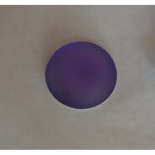 Cabochon Luna Tanzanite roxo macio di&acirc;metro 18mm