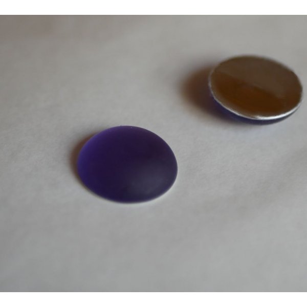 Cabochon Luna Tanzanite roxo macio di&acirc;metro 18mm