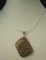 Conjunto de pingentes de cabochon com pedra unakite 