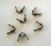Tampa de arco em bronze dourado de 4mm x6