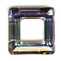 Quadrado 4439 20mm vidro manchado rosa claro &amp; azul céu