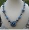 Collier Margarita Bleu H&eacute;matites