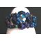 Facet 3mm Azul Iridescente x 20