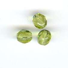 Facet 4 mm olivina x 20