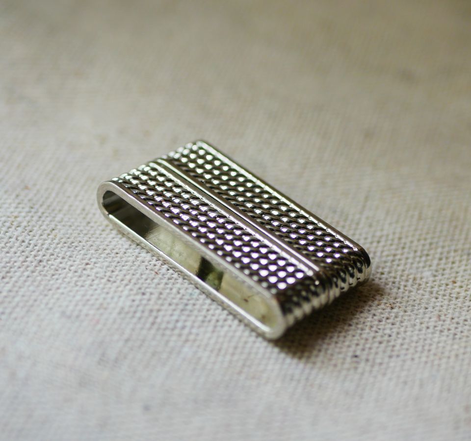 Fecho magnético prata 37mm