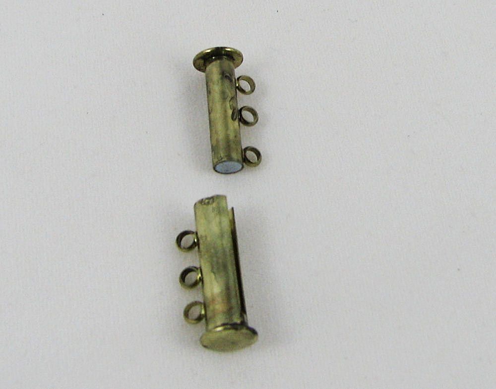 fecho de bronze magnético de 3 filas 20mm 