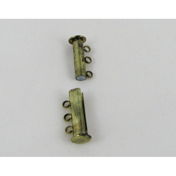 fecho de bronze magnético de 3 filas 20mm 