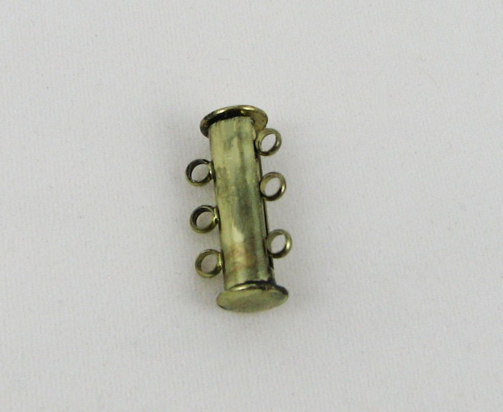 fecho de bronze magnético de 3 filas 20mm 