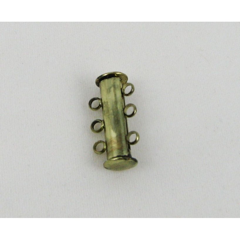 fecho de bronze magnético de 3 filas 20mm 