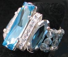 Kit bague Balleny Princess Aquamarine