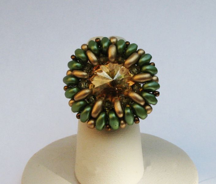 Livelove Ring Kit Verde &amp; Ouro