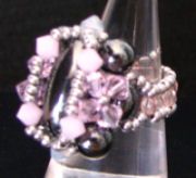 Kit bague Molene Rose opale