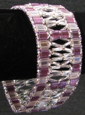 Kit de bracelete Tila &amp; Twist janela Púrpura/prata