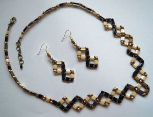 Kit Colar Tila Gold Braided Necklace
