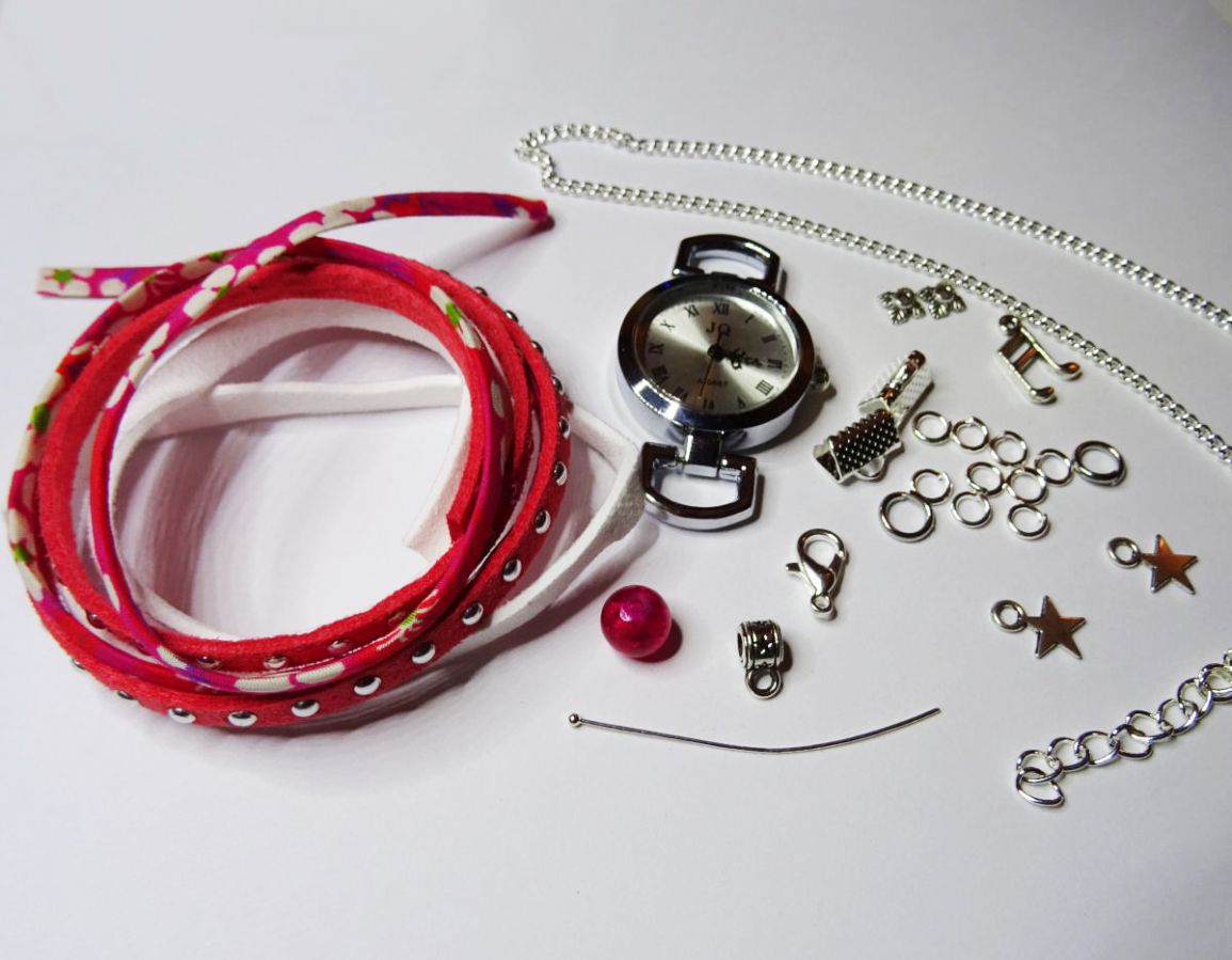 Kit de relógio multi-linhas de coral