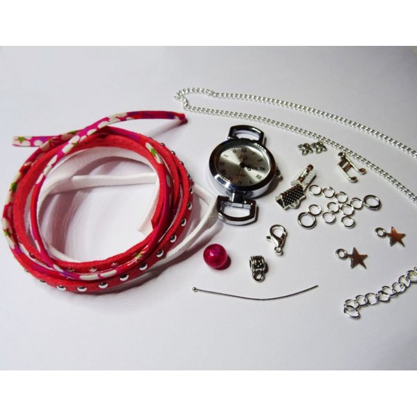 Kit de rel&oacute;gio multi-linhas de coral