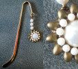 Magatama Coroa Bookmark ouro