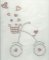 DESENHO DE BICICLETA RHINESTONE
