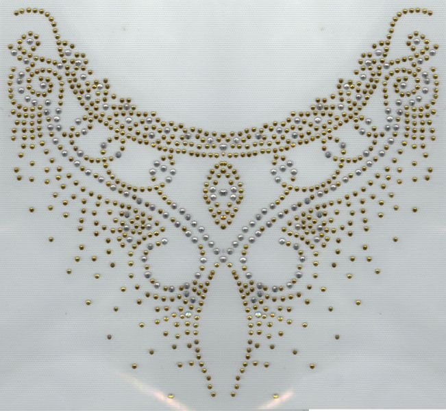 COLAR DE PADRÃO DE RHINESTONE DIADEME