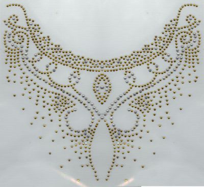 COLAR DE PADRÃO DE RHINESTONE DIADEME