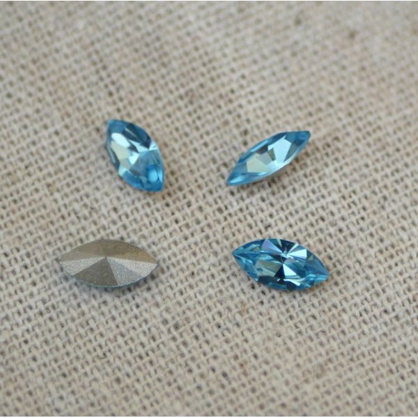 Vaiv&eacute;m 4200 10x5mm Aquamarine x 4