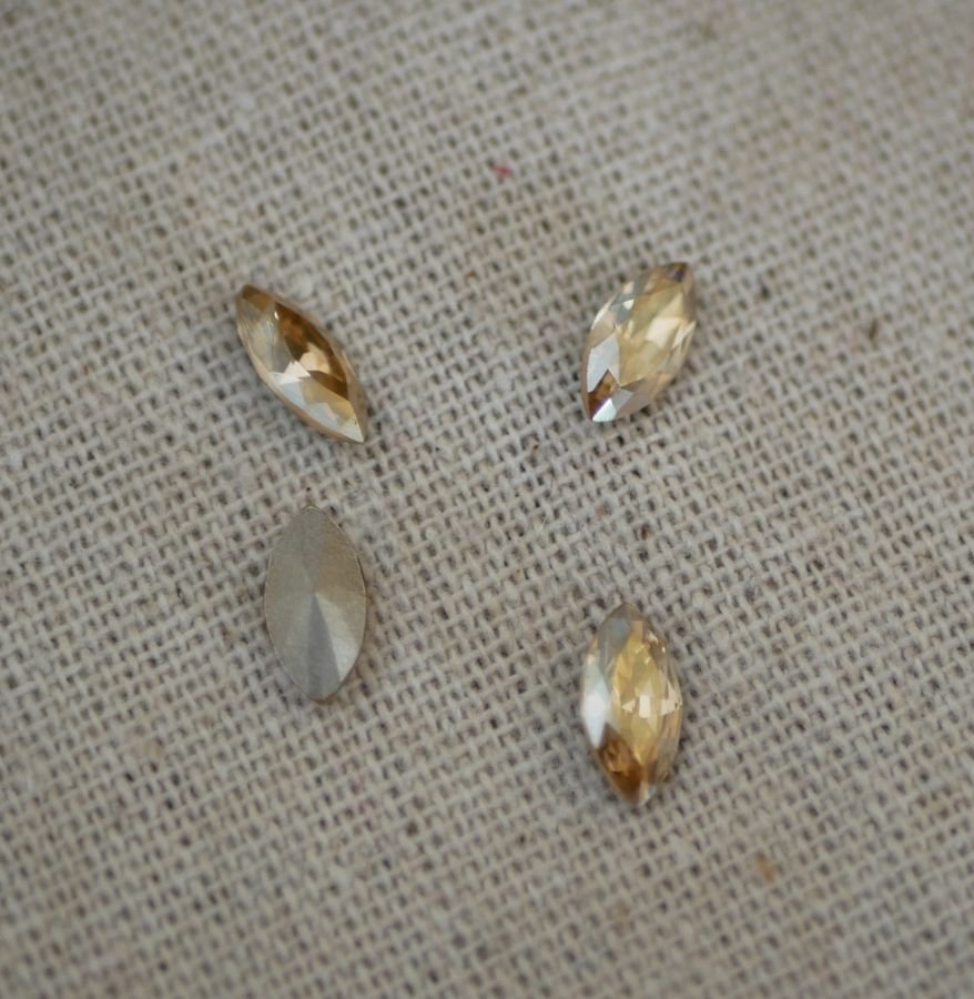 Vaivém 4200 10x5mm Sombra dourada x 4