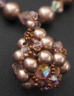Pingente Swarovski Kit Mauri Pêssego
