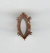 Configuração do vaivém 10x5mm ouro antigo