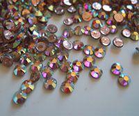 Strass SS10 Crystal ab hotfix x 12