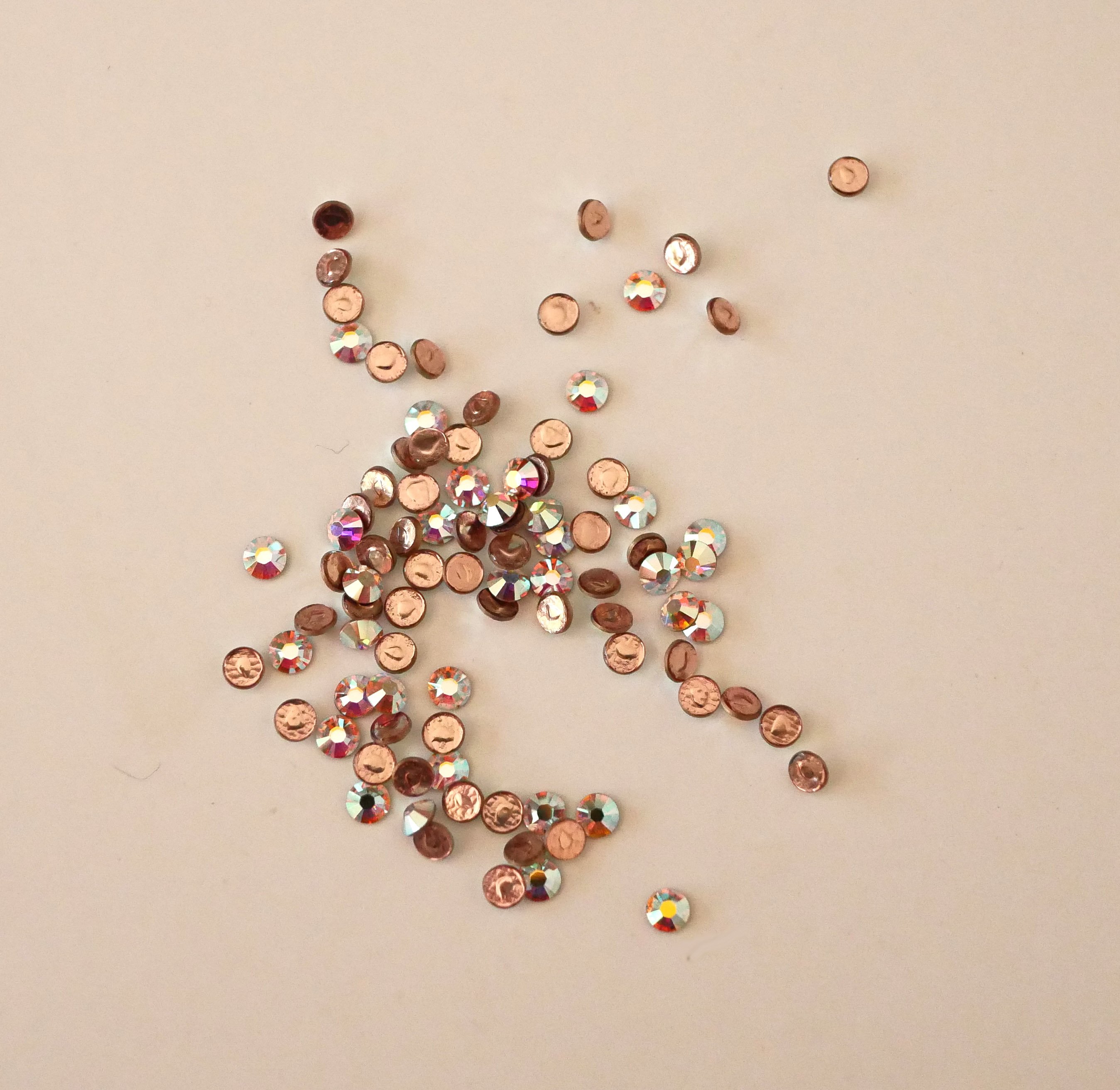 Strass SS10 Crystal ab hotfix x 12