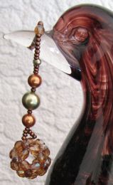 Kit de Pingentes de Cobre e Bolas Verdes