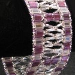 Kit de bracelete Tila &amp; Twist janela Púrpura/prata