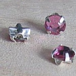 Strass 4mm Rosa claro x 10