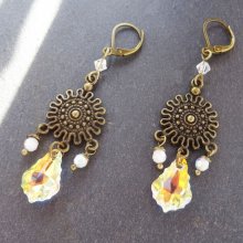 Brincos de Cristal Swarovski Boémio