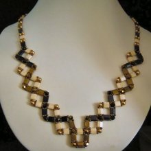 Kit Colar Tila Gold Braided Necklace