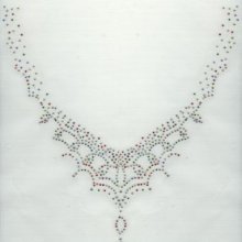 COLAR DE PADRÃO RHINESTONE MULTICOLOR