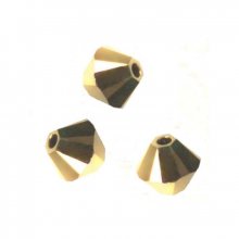 Cristais Swarovki de 4mm DORADO 2X por 12