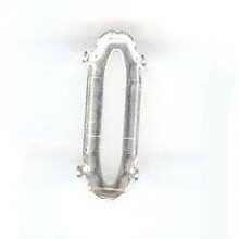 Prata Marquise Crimp 15x5 mm
