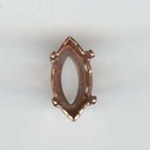 Configuração do vaivém 10x5mm ouro antigo
