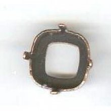 Cobre de 12mm quadrados envelhecido