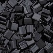 Miyuki Tila 5mm Preto x 25